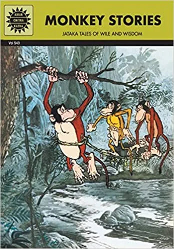 Amar Chitra Katha - Monkey Stories Jataka Tales of Wile and Wisdom